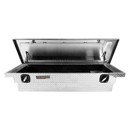 Camlocker 71in Low Profile Crossover Truck Tool Box, Polished Aluminum KS71LP